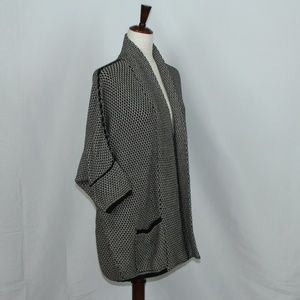 Splendid Open-Front Cardigan with Dolman Sleeves